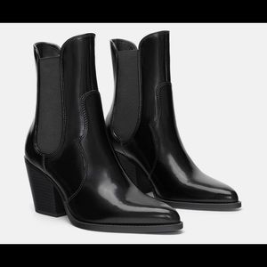 Zara Heeled Cowboy Booties